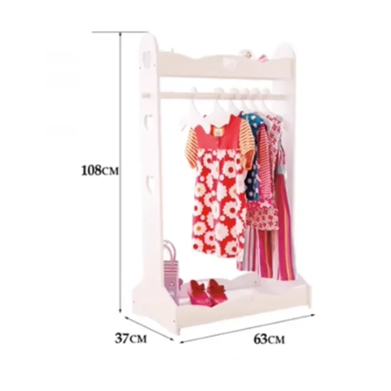Dress Up Storage Child Wardrobe Clothing Guard Hanging Closet Kids Wardrobe Sturdy Girls Meuble Chambre Enfant Kids Furniture