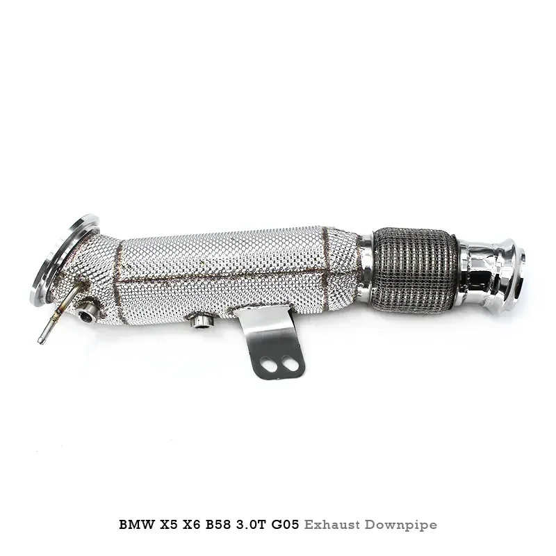 Head Section High flow Pipes branch downpipe Exhaust Pipe with catalyst for BMW X5/X6 B58 3.0T G05