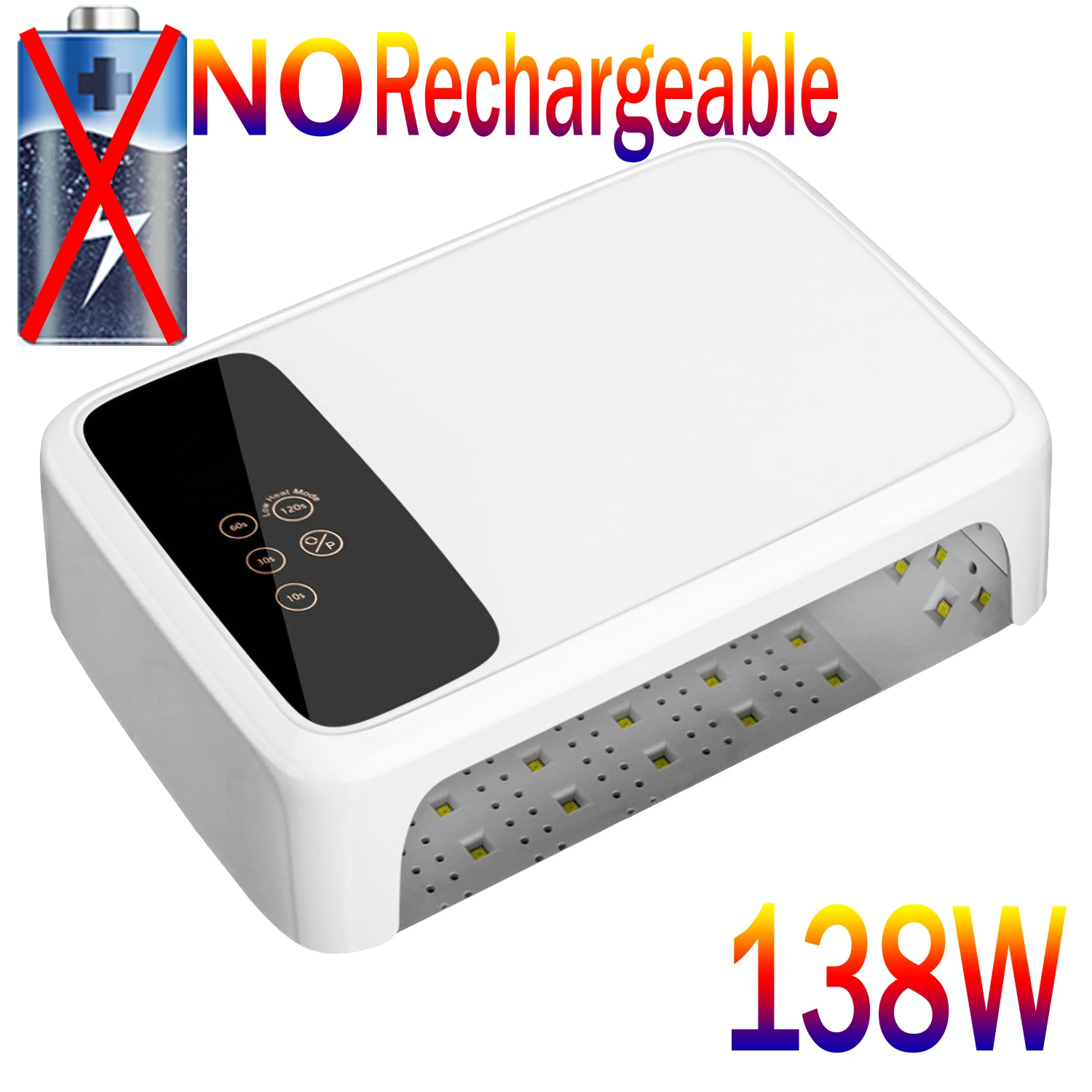 ワイヤレス Led ネイルランプ UV 72 ワット充電式 15600mAh