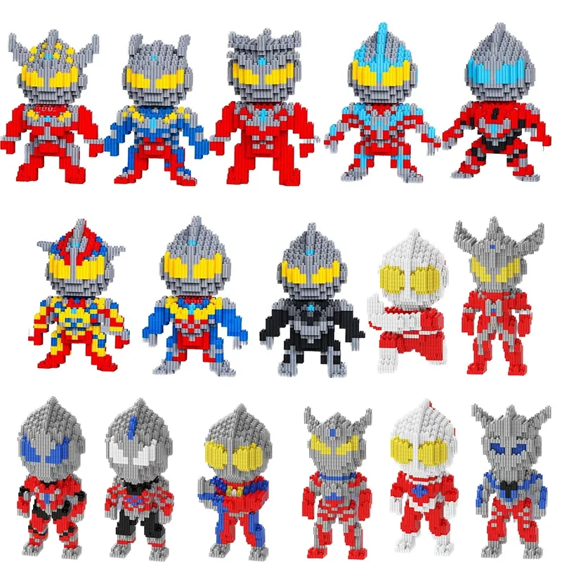 

Blocks Action Figure Cosmic Hero Altman Superman Granule Building Blocks Anime Figure Puzzle Decorate kids Toys Holiday Gifts