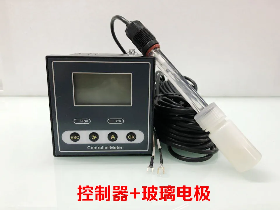 PH-110 Industrial pH ORP Meter Controller 4‑20mA RS485 Online pH Sensor Wastewat