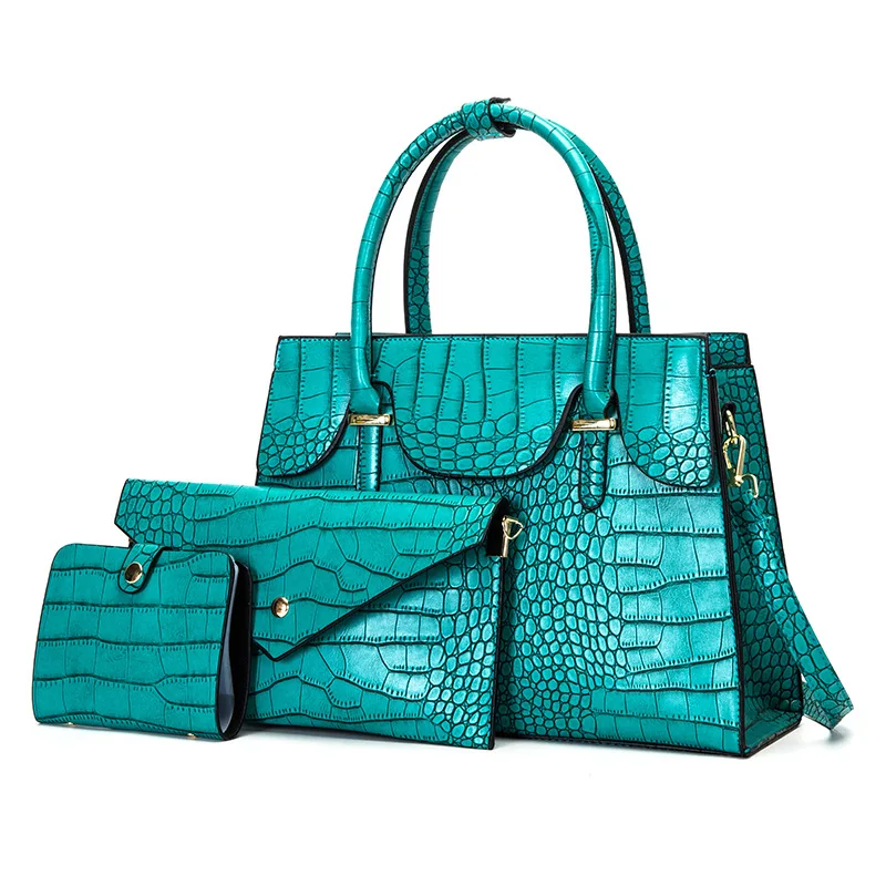 

3PC Sets Women Bag Luxury Designers Handbags Large Capacity Shopping Bag Women Shoulder Bags Messenger Bags Female Causal Tote