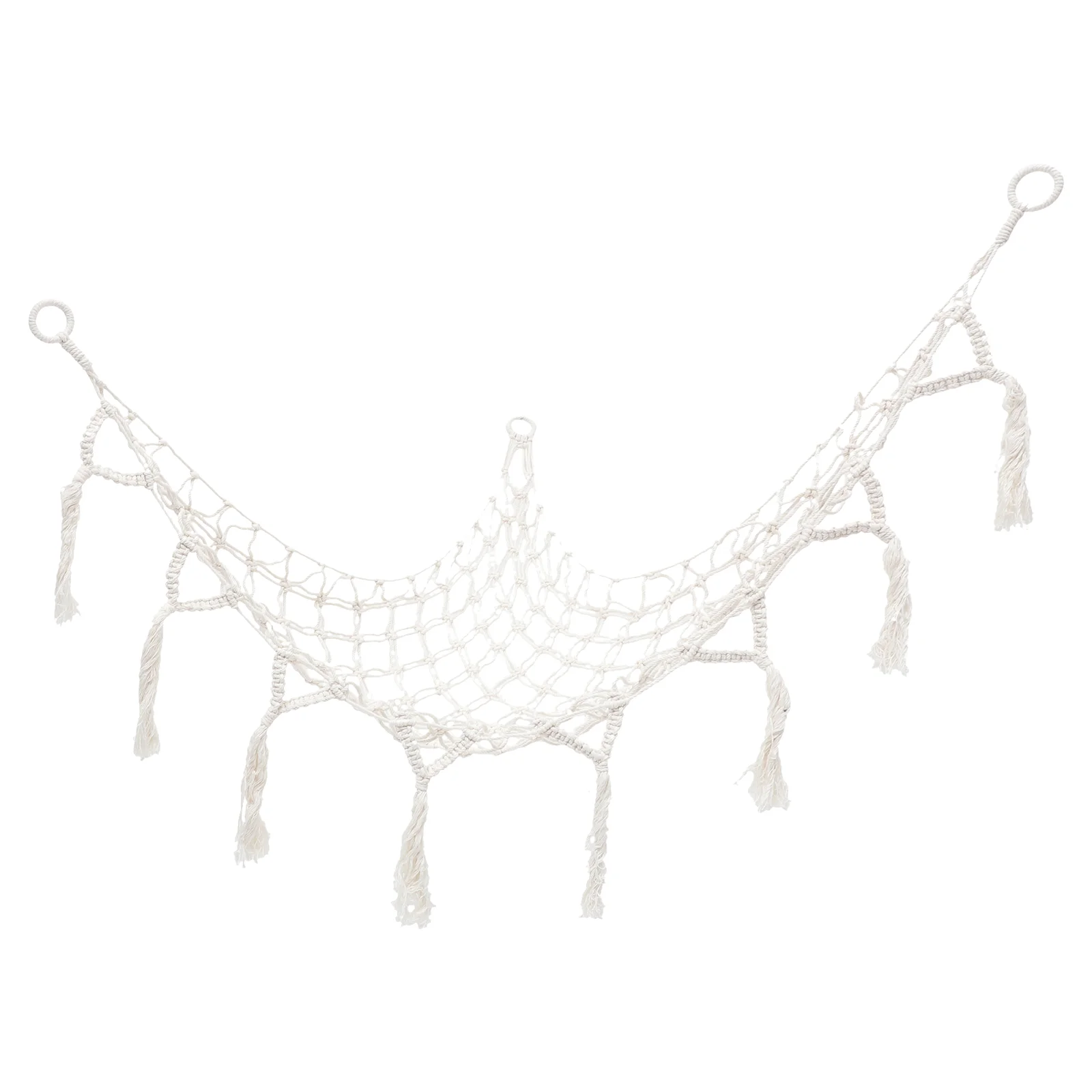 

Stuffed Animal Net Hammock Hanging Macrame Hammock Cotton Storage Hanging Tassel Net Hammock Stuffed Animal Storage Hammock