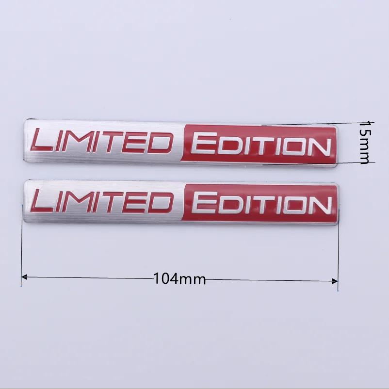 3D Limited Edition Special Edition Kofferraum-Emblem Aus Aluminium Für