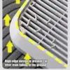 Litter Box Step Cat Litter Catcher Ramp Box Double Layer Elevated Tray With Filter Function Non-Slip Trapper Easy Cleaning tool 5