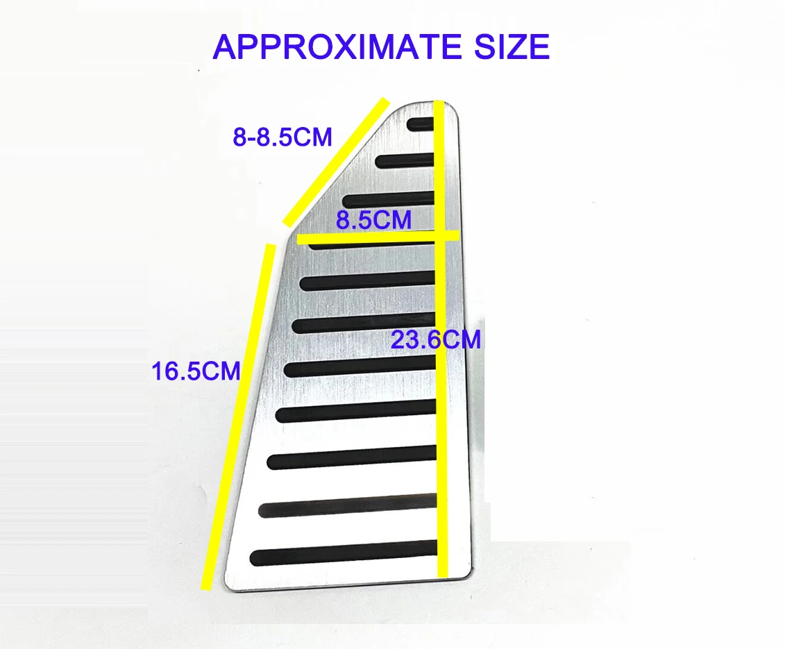 For Left Hand Drive MG ZS MT PHEV MT MG5 MG4 MG6 MG ZS Alumium Alloy Footrest Pedal Foot Support Pedal Auto Accessory car accessories,car pedals,motorcycle footrests