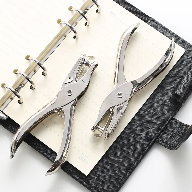 Single Hole Punch 8 Sheet Capacity 3mm 6mm Diameter For Office School Supplies