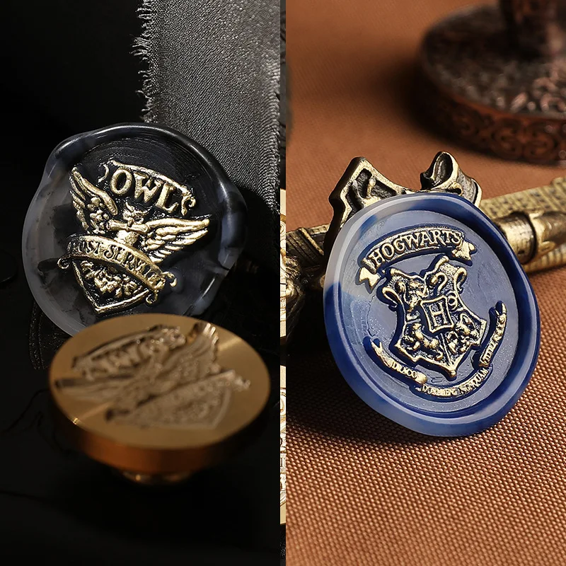 HP Slytherin Hufflepuff Ravenclaw Malfoy Wax Seal Stamp High Quality Fan Gift 5