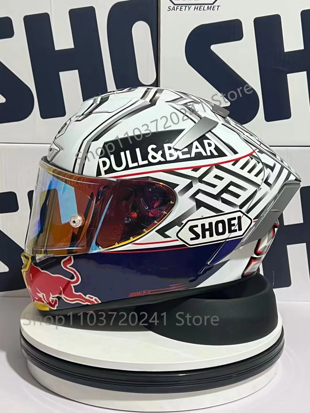

Мотоциклетный шлем на все лицо SHOEI X-Spirit III Белый муравьиный X-четырнадцать X14 спортивный велосипедный гоночный шлем мотоциклетный шлем