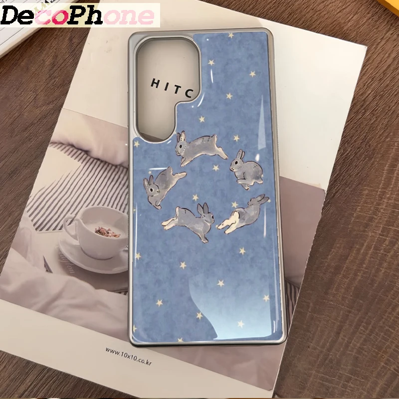 Star Rabbit Epoxy Handyhülle Sturzsicher FÜR Samsung Galaxy 23/24/25/26 PLus FE ULTRA EDGE