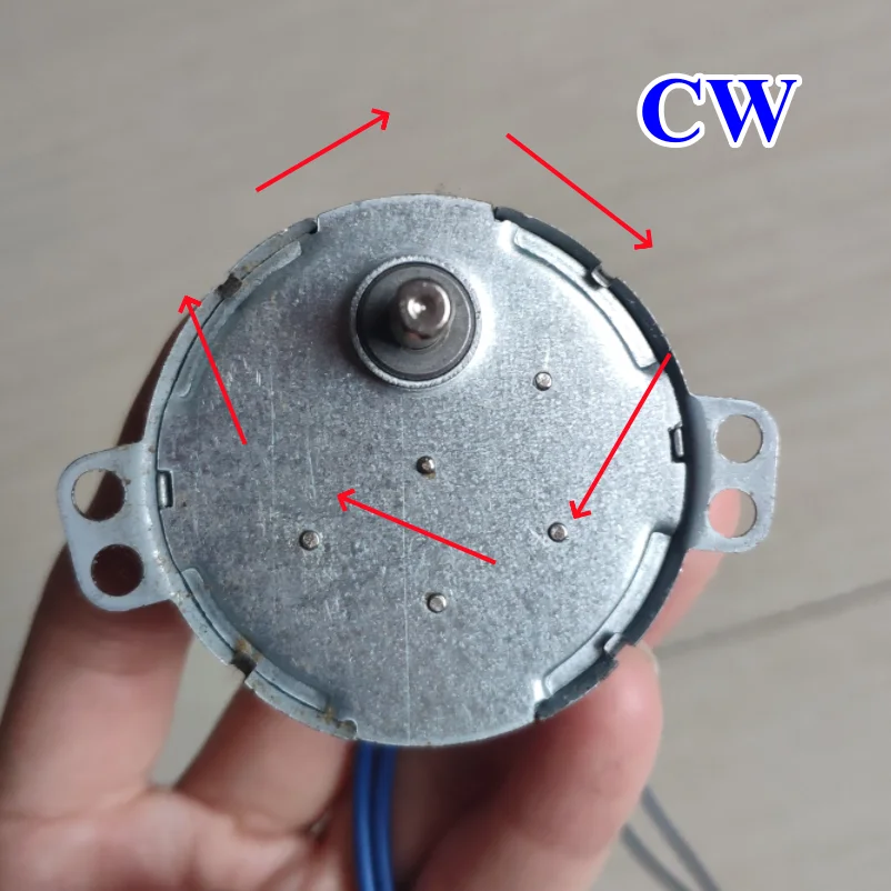 샤프트 직경 5mm, TYC-50 110V 220V 영구 자석 동기 모터 4W 마이크로 AC 모터