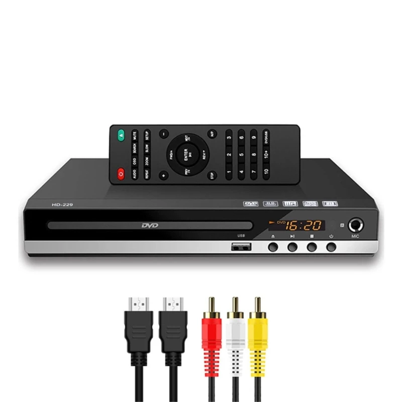DVD Player CD Player for TV Home Stereo System