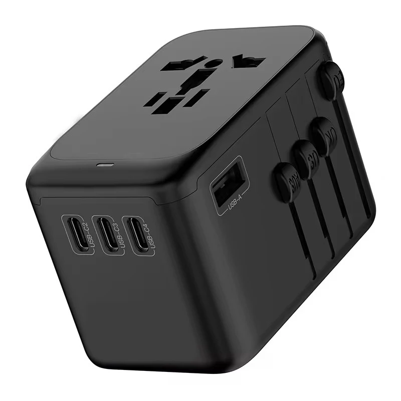 Tinsol GaN 100W Universal Travel Adapter with PD Fast Charging Adapter Suitable forNotebook Computers lPad, Android Devices Ete