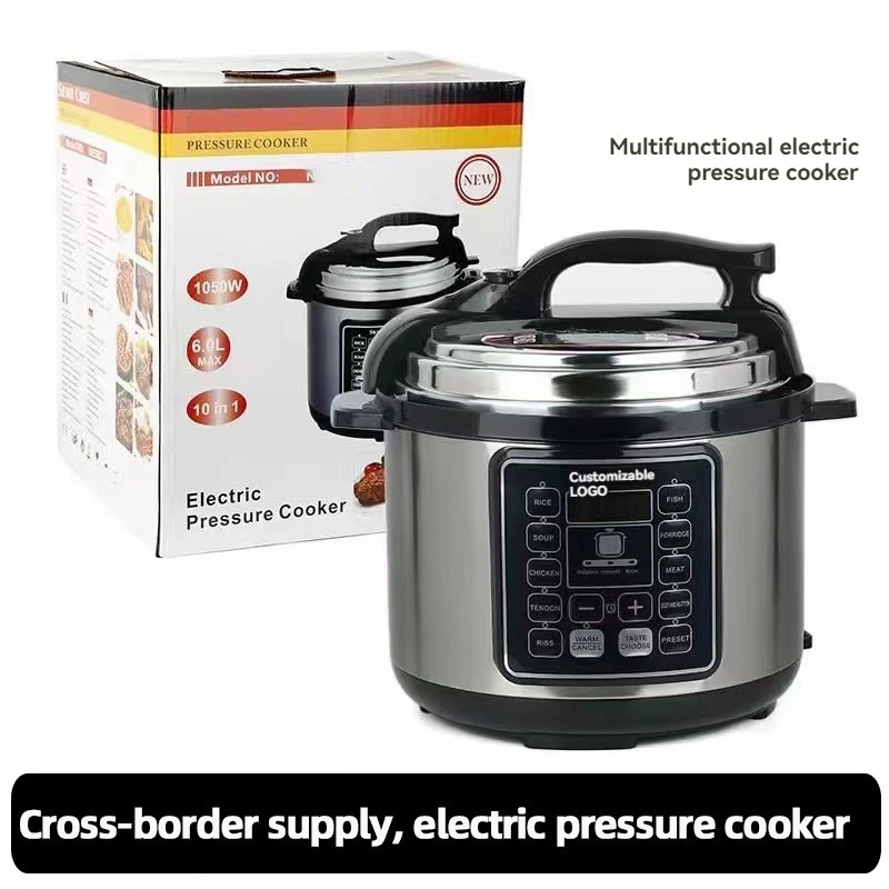 Description Picture 2 of item6L electric pressure cooker 1500W household multifunctional electric pressure cooker stew soup cooking timer fully automatic