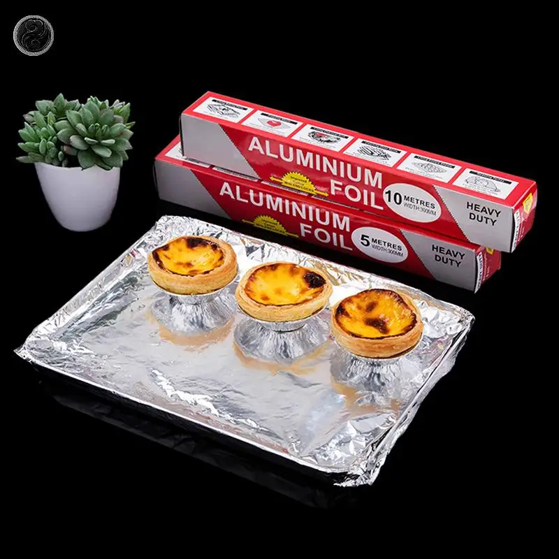 4 boxes of Aluminum Foil Heavy Duty Egg Wraps Food Wrap Aluminum Foil BBQ  Aluminum Foil Foil Aluminum Roll Foil Sheets - AliExpress