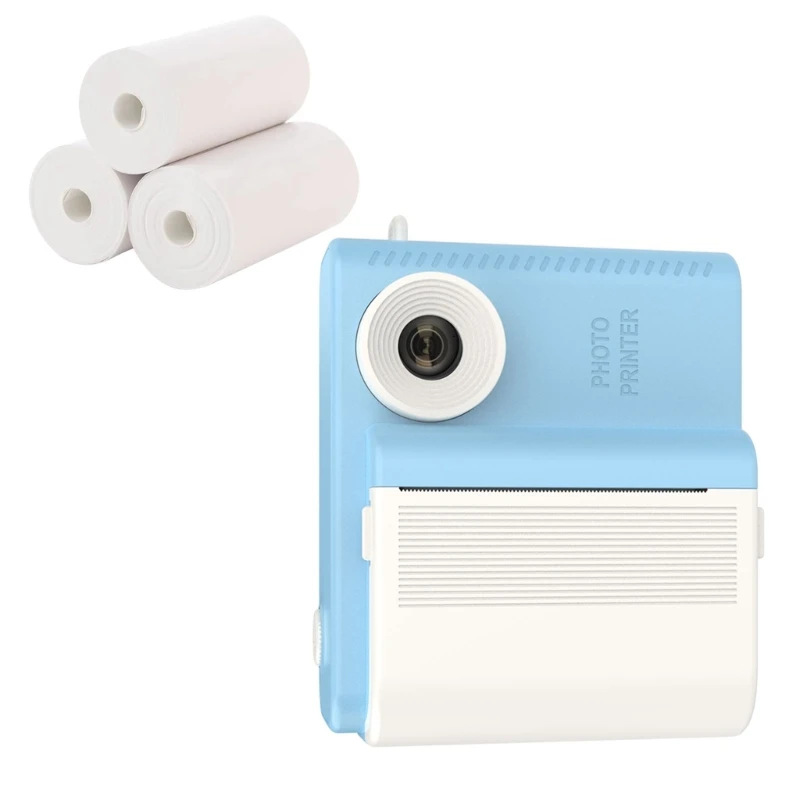 Children Instants Print Camera Kids Video Photography Digital Photo Camera Toy Thermals Printer for Boy Girls Birthday
