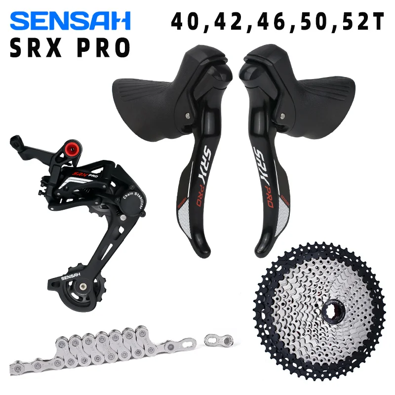 Conjunto de grupos de bicicleta SENSAH SRX PRO 1X11 velocidades