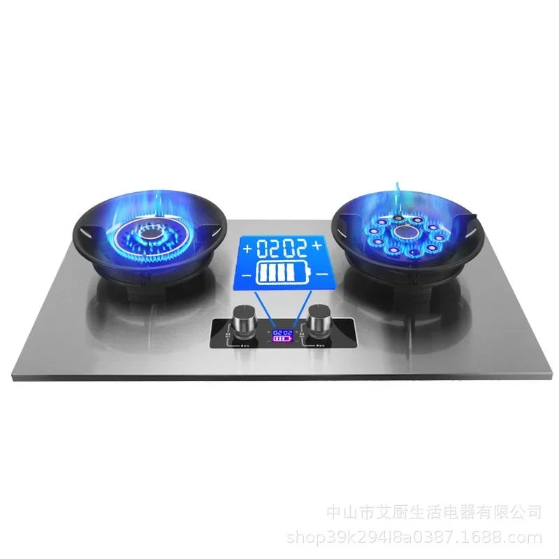 MagicDishFlipGasStoveHouseholdDoubleBurnerNaturalGasStove