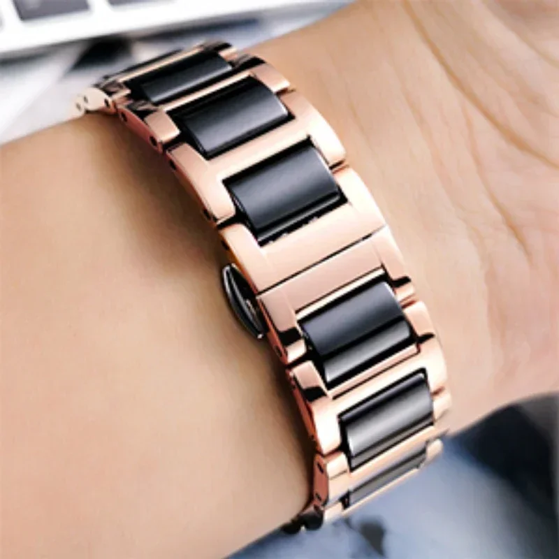 Luxury Ceramic & Metal Strap for Galaxy Watch Ultra – Elegant Bracelet Band for 47mm