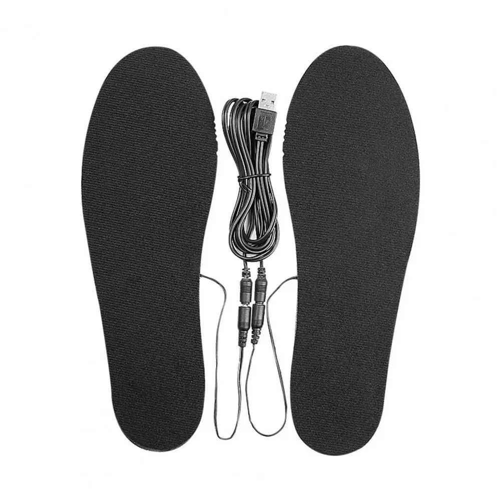 Carbon Fiber Insoles Washable Insoles Usb Rechargeable for Winter Sports Activities Washable Electric Foot for Men