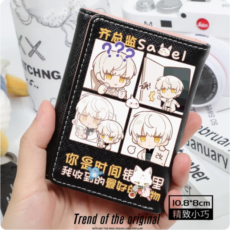 Anime Light and Night Sariel  Fashion Wallets PU Purse Card Holder Hasp Money Bag Cosplay Gift B675