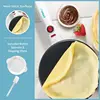 Cordless Crepe Maker- FREE Recipe Guide, NonStick Dipping Plate plus Electric Base & Batter Spatula, Portable Compact Baker 3
