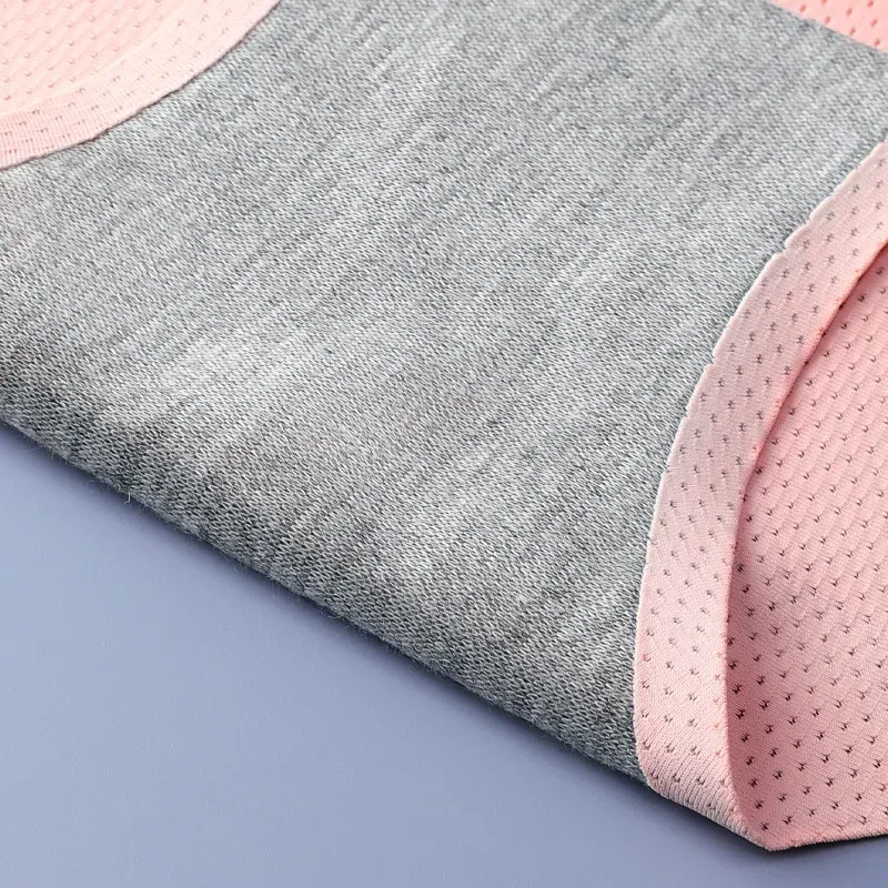 5PC The seamless thin ice silk antibacterial pure cotton crotch Japanese-style mid-waist triangular shorts for girls