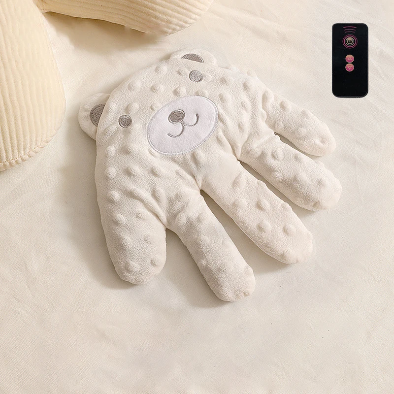 Soothing Cartoon Baby Sleep Aid Pillow Babies Soothing Palms Toddler Sleep Aid Infant Calming Sleeper Remote Control Hand Palms 5