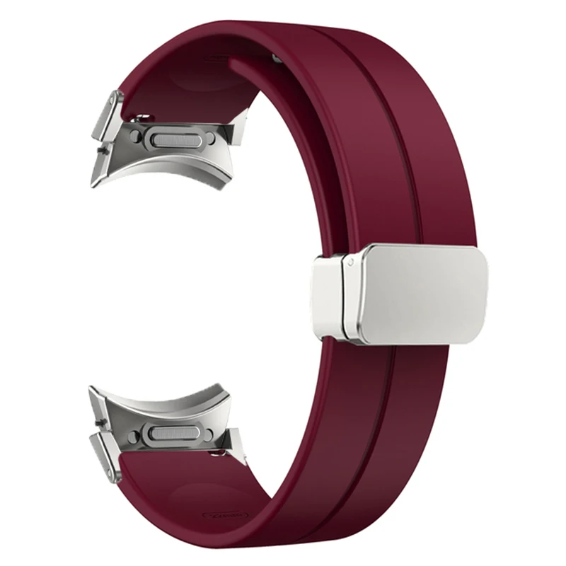 Versatile Quick Fit Silicone Watch Strap - No Gap Design, 20mm
