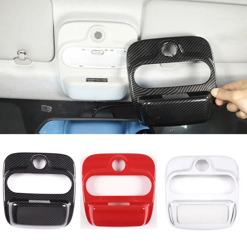 Car Reading Light Cover Trim Decoration Strips Interior Roof Lamp Frame Fit For Mercedes Benz Smart 453 Fortwo 2016-2021