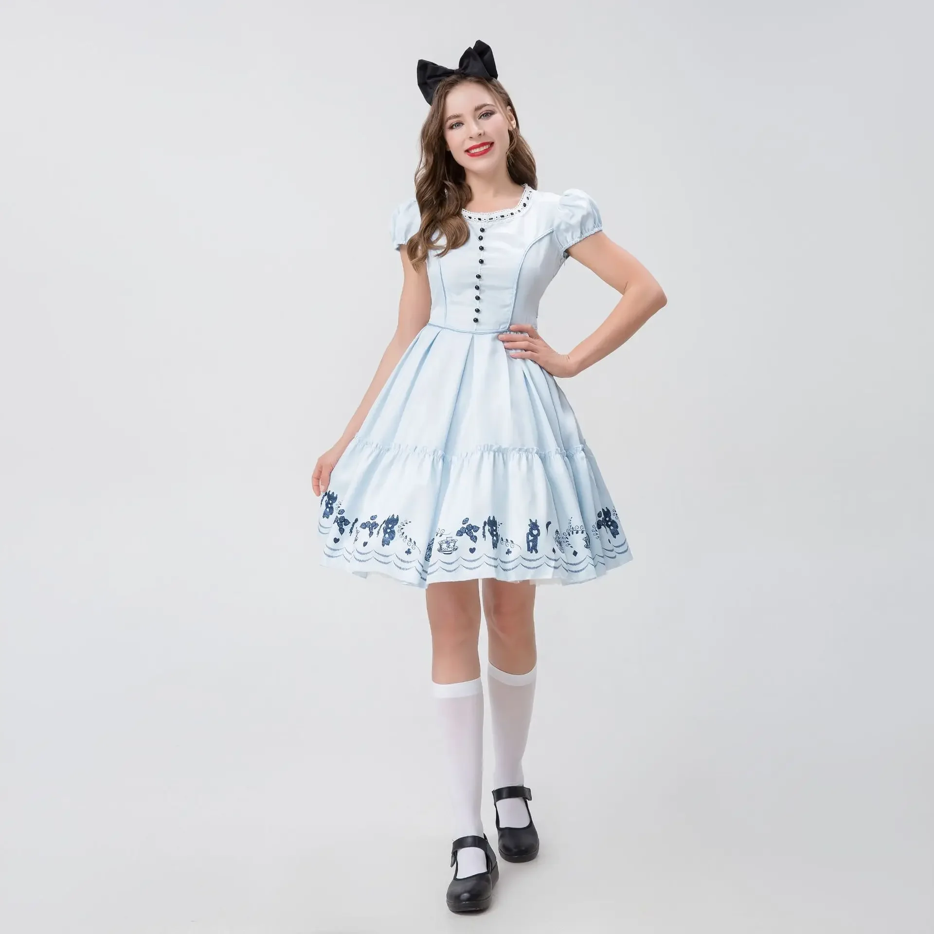 

Halloween Party Fancy Masquerade Costume Adult Cosplay Maid Costume