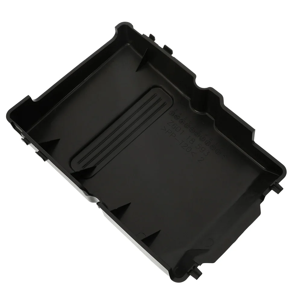 Durable Battery Box Cover Battery Box Tray Electric Components Engine Upper Plastic Plug-and-play Black For Mazda 3 2004-2012
