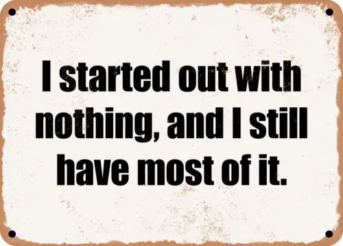 Металлический знак-я начал с ничем, и у меня все еще большая часть. Металлический знак-я начал с ничем, и у меня все еще большая часть.