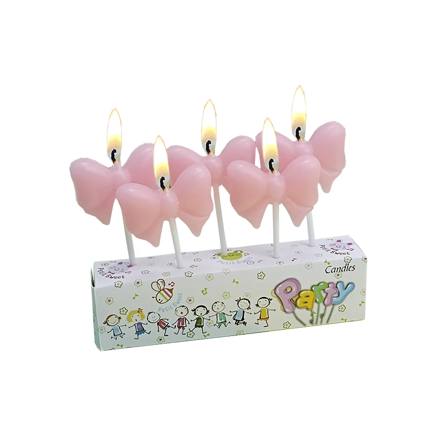 Decorazioni di compleanno con fiocco rosa
