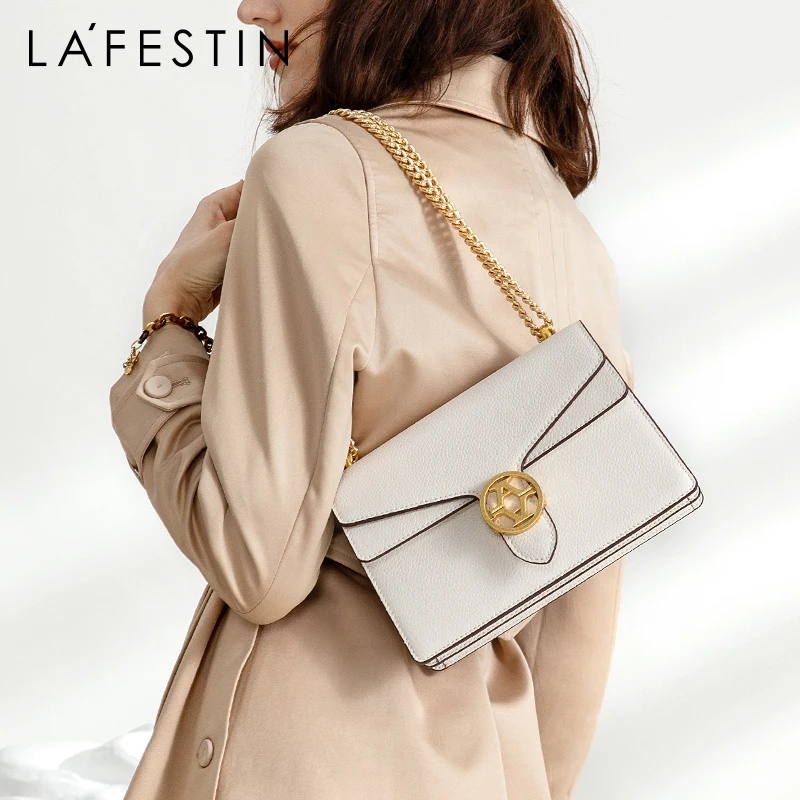 LA FESTIN Designer 2023 New Small Square Bags Classic Handbag Women Single Shoulder Crossbody Bag Fashion Ladies Autumn Bag