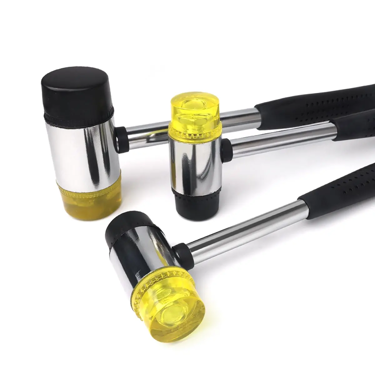Double Face Tap Rubber Hammer 25mm 30mm 35mm 40mm 45mm Multifunctional Glazing Window Beads Hammers Nylon Head Rubber Mallet rubber hammer,installation hammer,manual tools