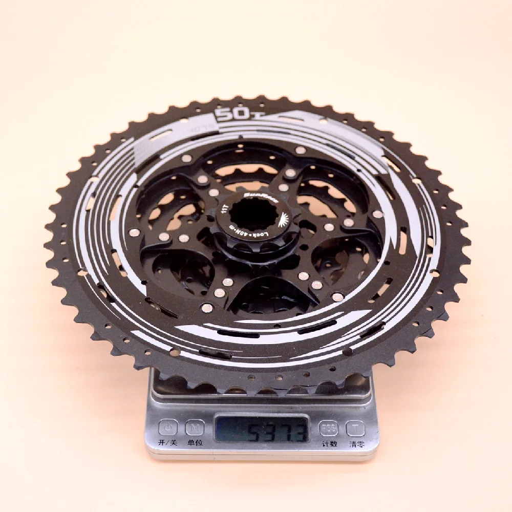 SunRace Cassette CM983 11-46T 9 vitesses à rapport large, noir, ST1912
