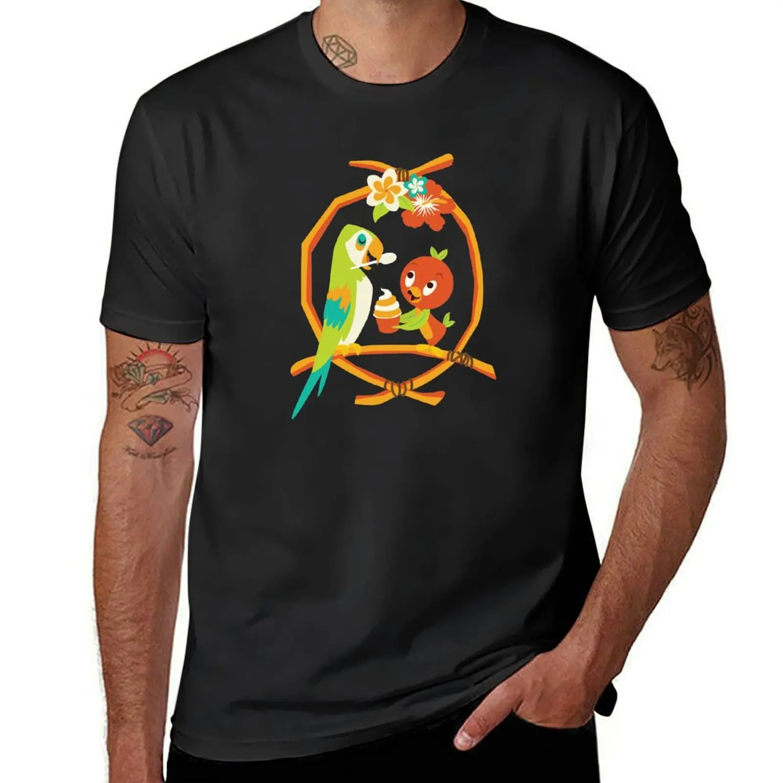 Sunshine Tree Terrace T-Shirt vintage clothes plain anime funnys Men's clothing