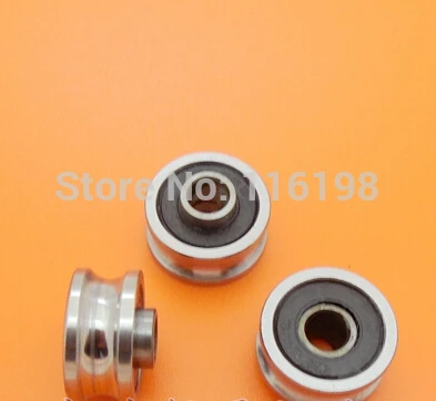 SG15 Deep Groove Ball Bearings 4-Pack - 5x17x8mm Chrome Steel For 6mm Rails