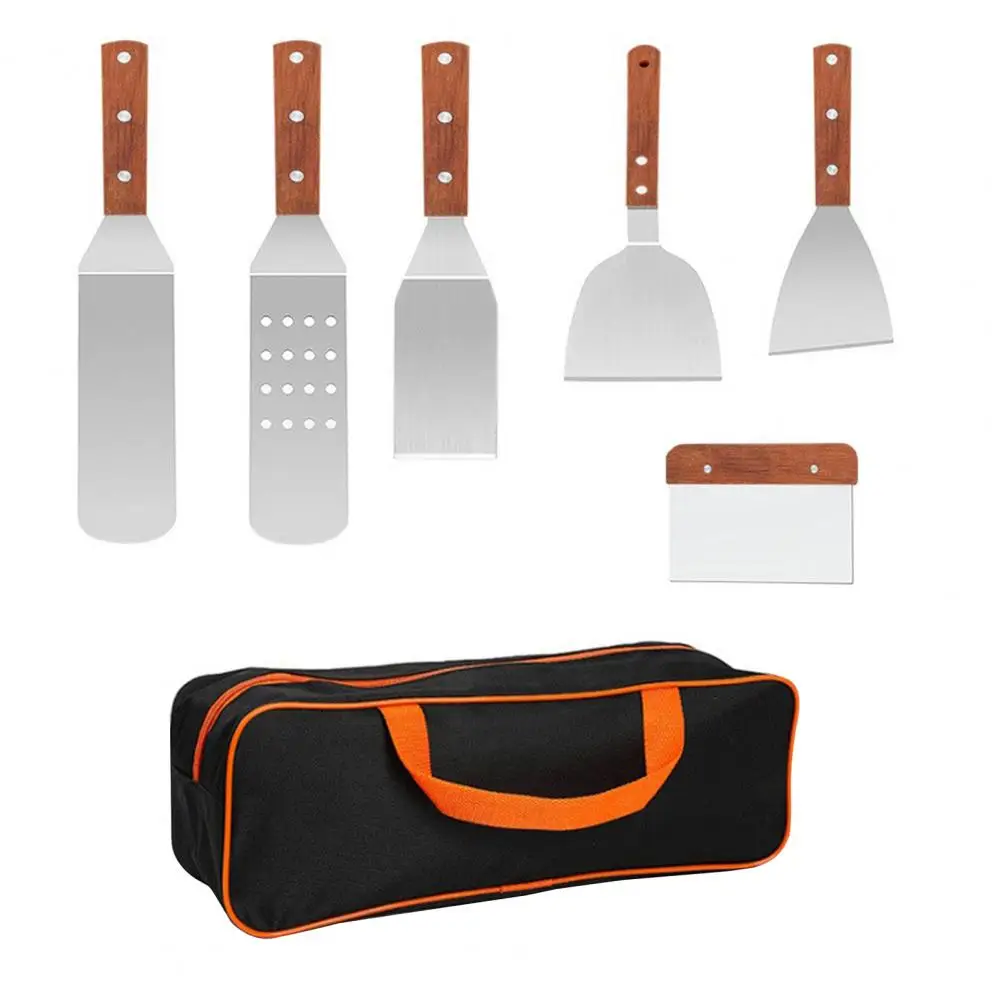 Grill Spatula Stainless Steel Bbq Tool Set 1