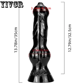 10.5cm Dog Appliance Penis Backyard Anal Bone Ash Grade Penis Super Simulation Thick False Penis Adult Toy Dildo Adult Sex Items 4