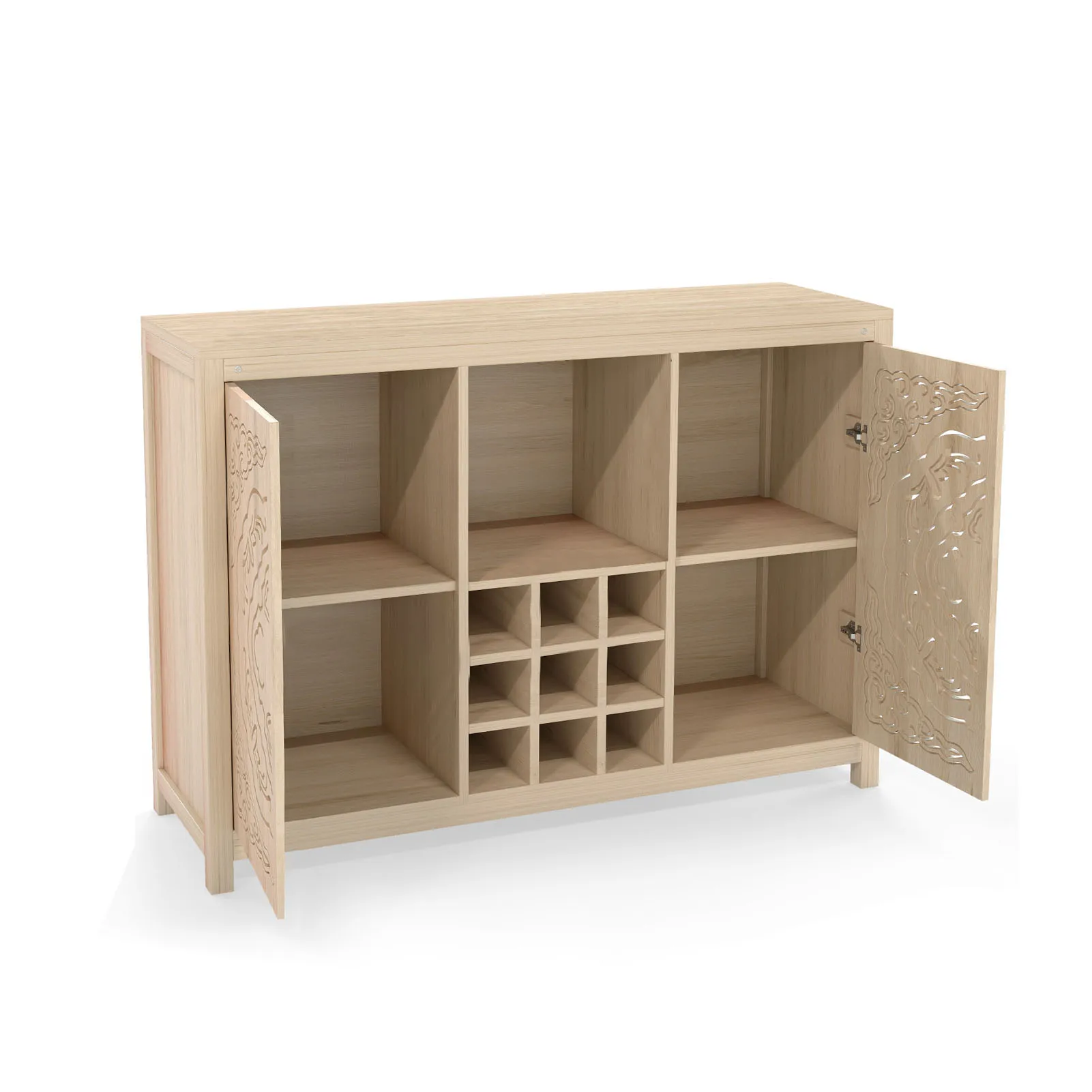 MDF Wine Bar Cabinet 3