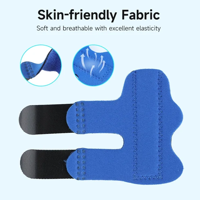 1Pcs Pain Relief Aluminium Finger Splint Fracture Protection Brace Corrector Support With Fixed Tape Bandage 2