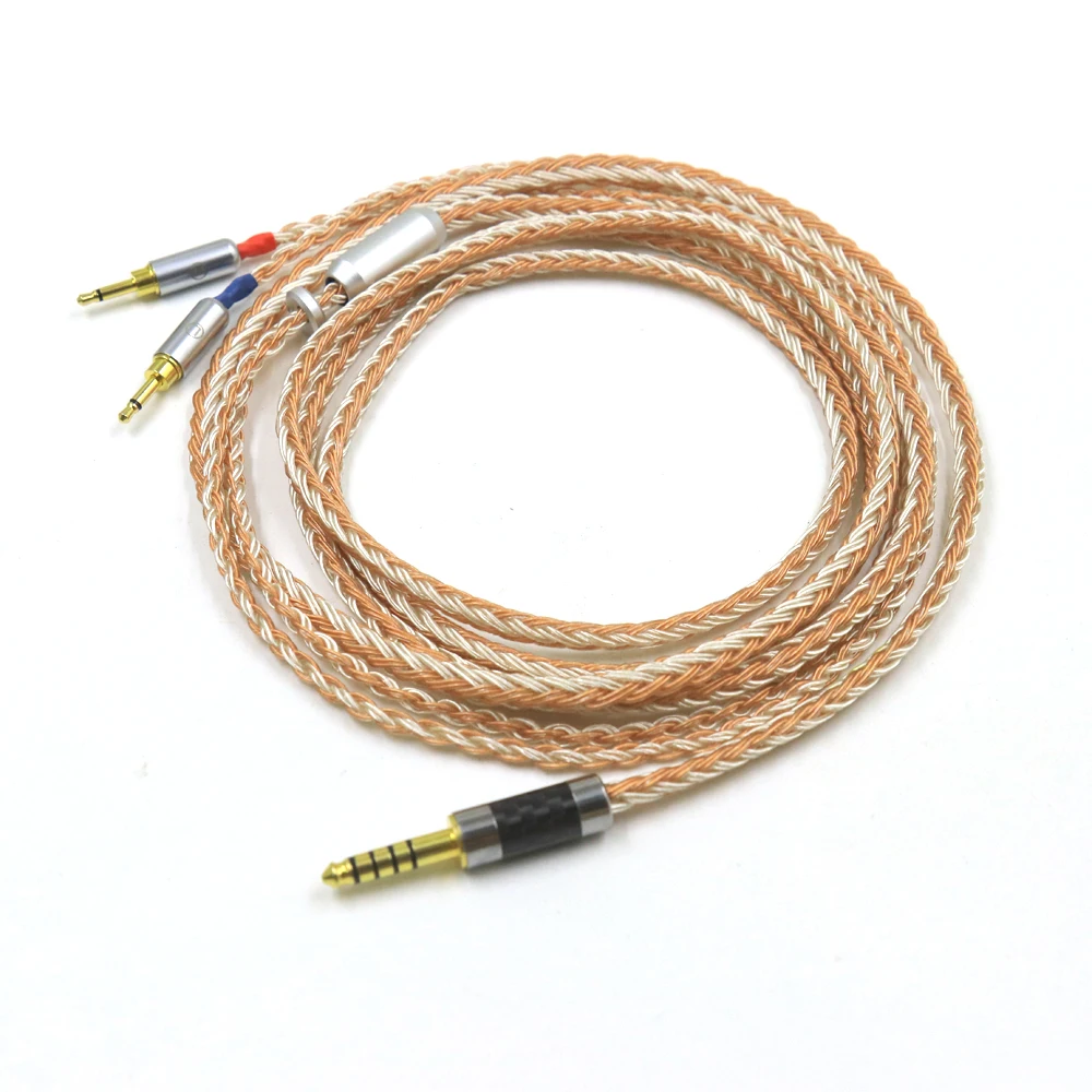 Фото 16 Core XLR/3,5/4,4 мм балансировочные наушники для 2x2,5 мм HIFIMAN HE1000 HE400S HE560 Oppo PM-1 PM-2 кабель для наушников №1