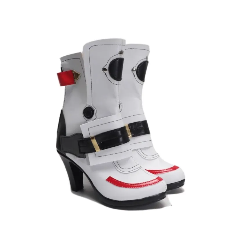 Caesar King Cosplay Schuhe Zenless Zone Zero High Heel Weiß PU Leder Halloween Cosplay Schuhe 14 Caesar King Cosplay Schuhe Zenless Zone Zero High Heel Weiß PU Leder Halloween Cosplay Schuhe 5