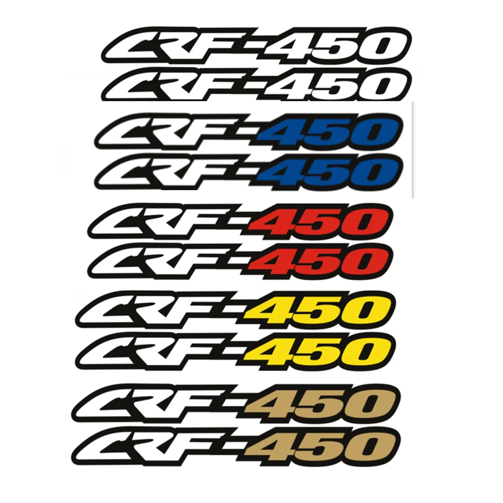 For HONDA CRF 250F 250X 250R 250LE 150F 150R 300L 450R 450L Swing Arm Reflection Stickers Chain Drive Shaft Box Decals Stripes