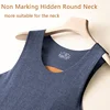 2022Winter Fleece Men's Thermal Undershirt Heating Vest 340g Thick Patch Seamless Round Neck Thermal Vest Heated Bottoming Shirt 3