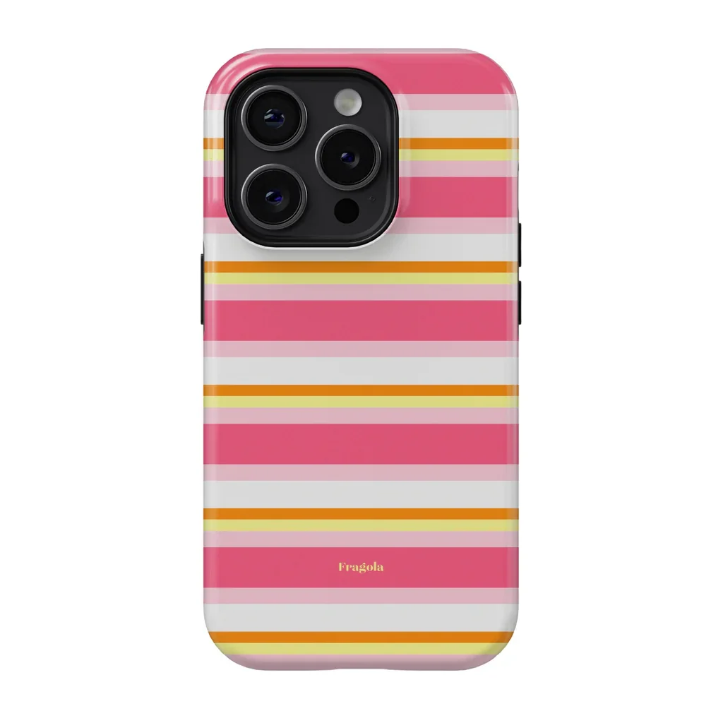 Fragola Ins Korean Striped Luxury Double-layer Phone Case
