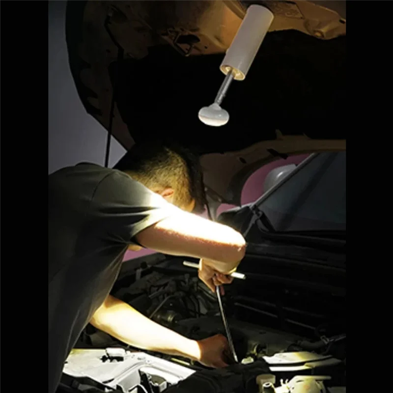 A95I-Multifuncional 5000Mah Luz de Camping Recargable Linterna Telescópica Portátil Luz de Trabajo de Emergencia al Aire Libre Gris - Image 5