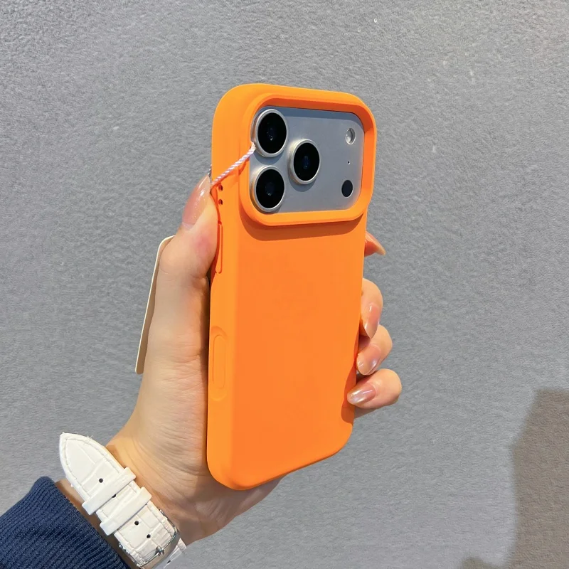 Luxury Liquid Silicone Magnetic Phone Case, Soft Cover with Magsafe-Compatible Wireless Charging
